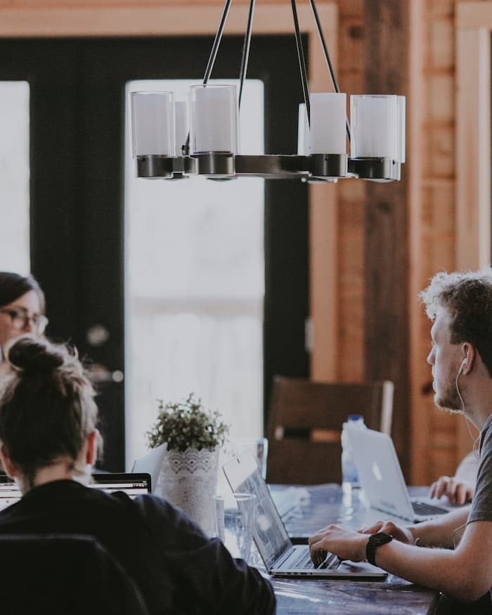 JS² team members in a working session.