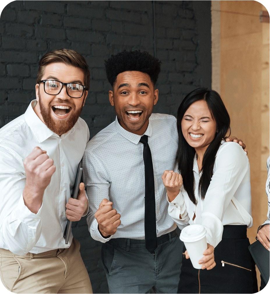 Team collaborating around a table in a meeting room